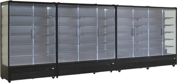 Scandomestic MDC1290BB - Displaykøleskab, sort