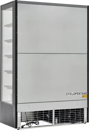 Scandomestic MDC1290BB - Displaykøleskab, sort