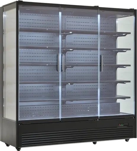 Scandomestic MDC1973BB - Displaykøleskab, sort