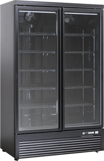 Scandomestic DF1006BD - Displayfryser, sort