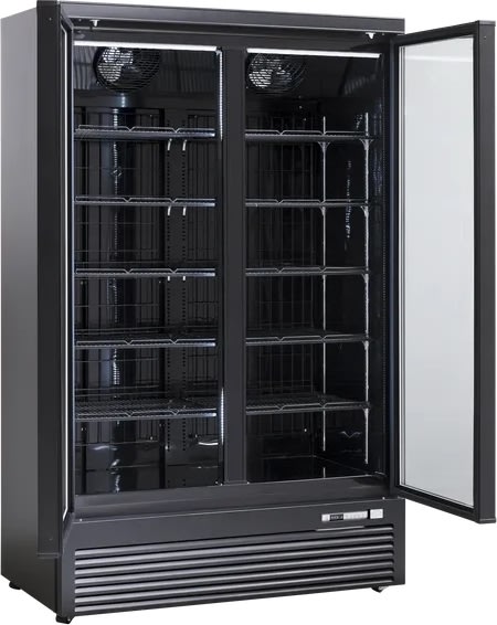 Scandomestic DF1006BD - Displayfryser, sort