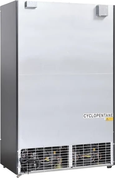 Scandomestic DF1006BD - Displayfryser, sort