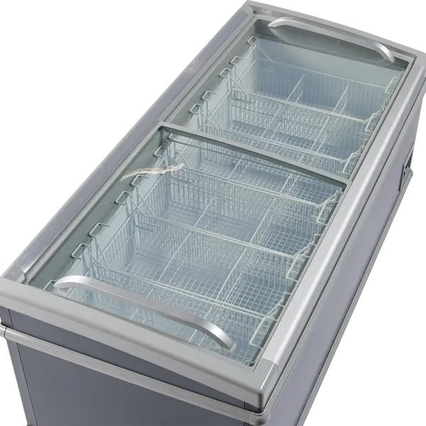 Scandomestic SIF600C - Supermarkedsfryser, sort