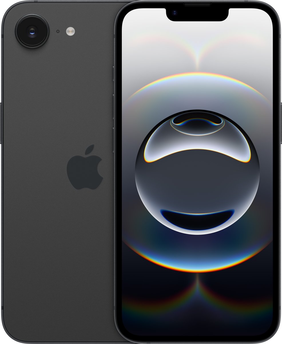 Apple iPhone 16e, 128GB, sort