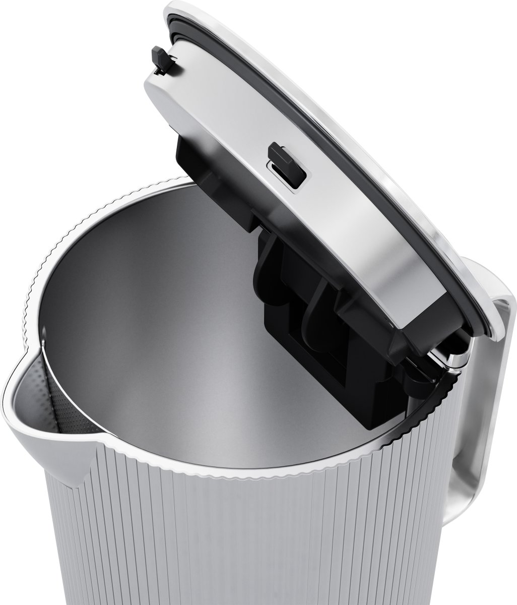 Georg Jensen Bernadotte El-Kedel, sort el. stål