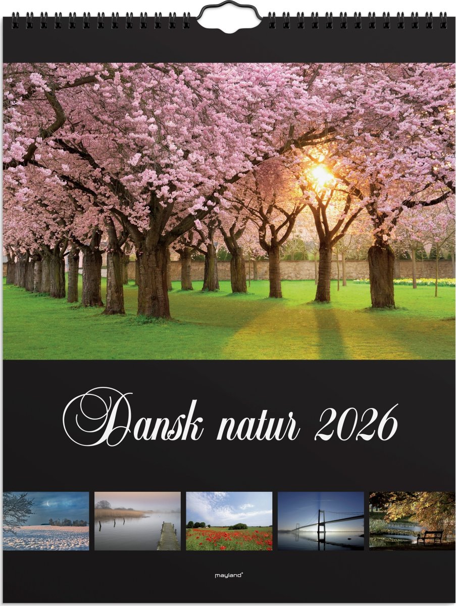 Mayland 2026 Vægkalender, Dansk Natur