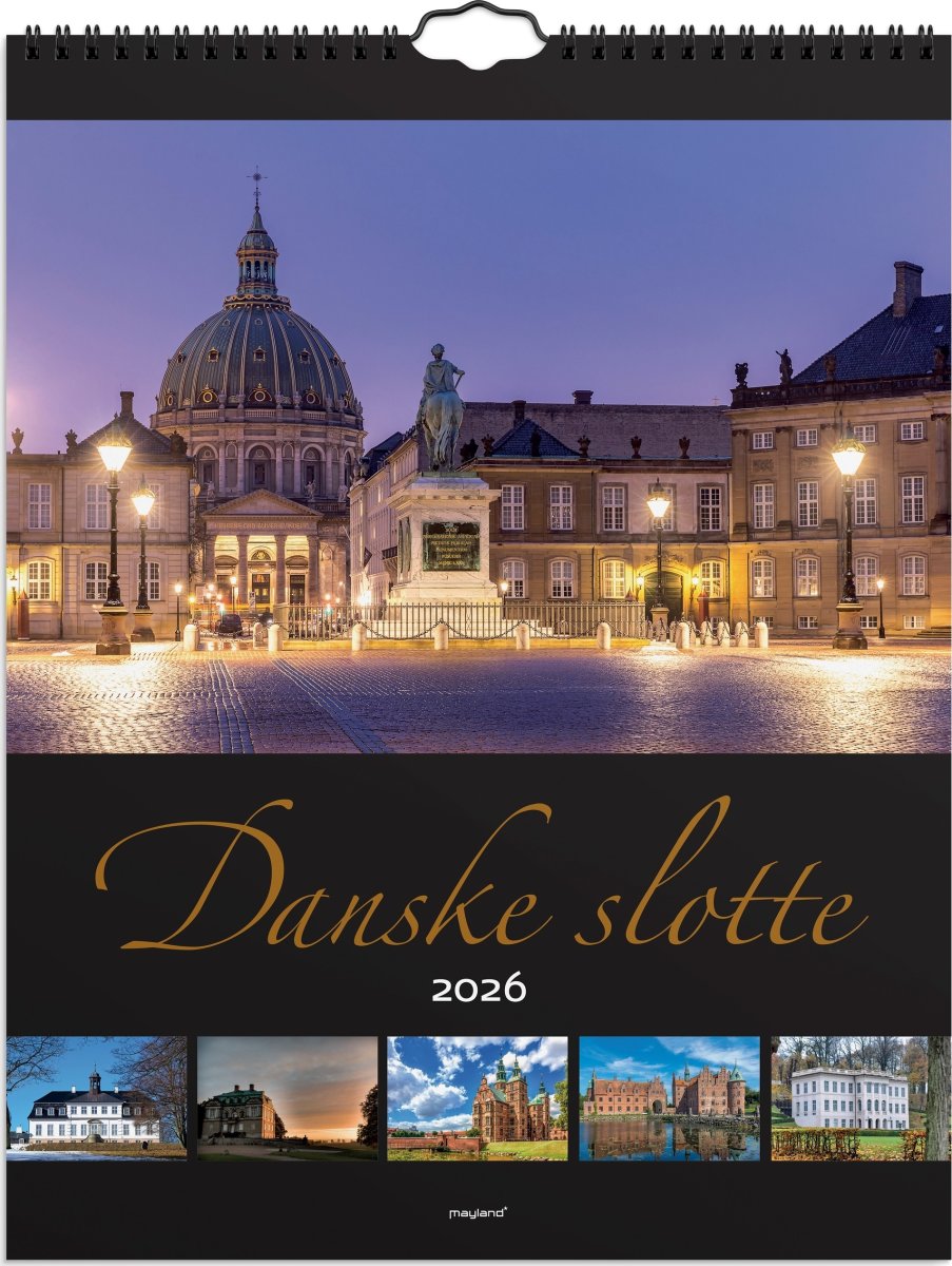 Mayland 2026 Vægkalender, Danske slotte