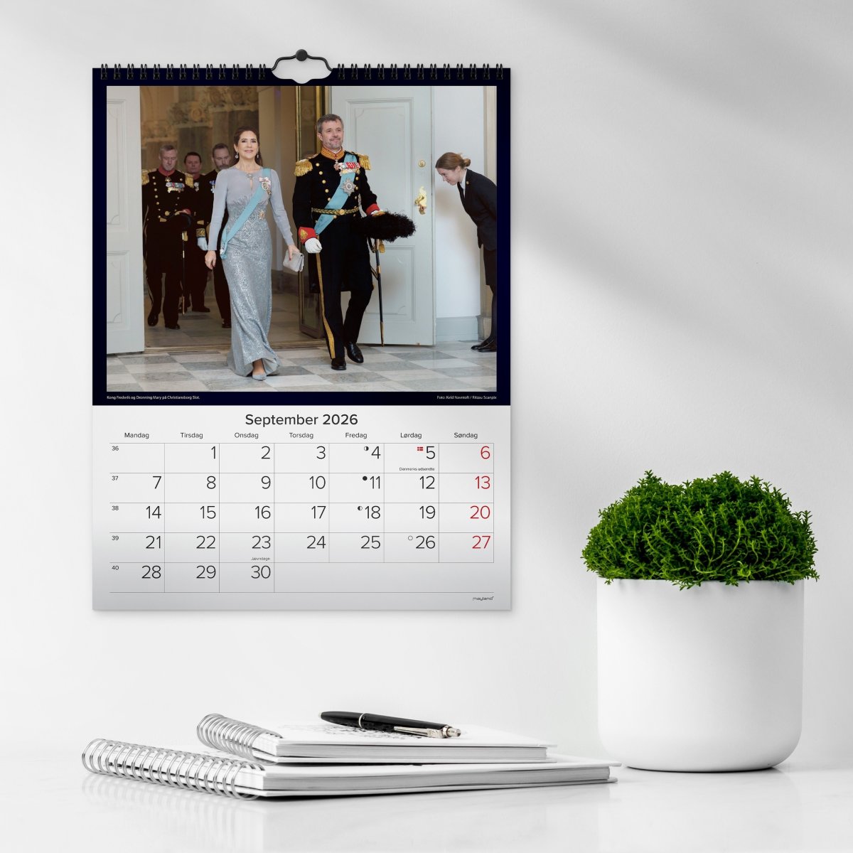 Mayland 2026 Vægkalender, Kongehuset