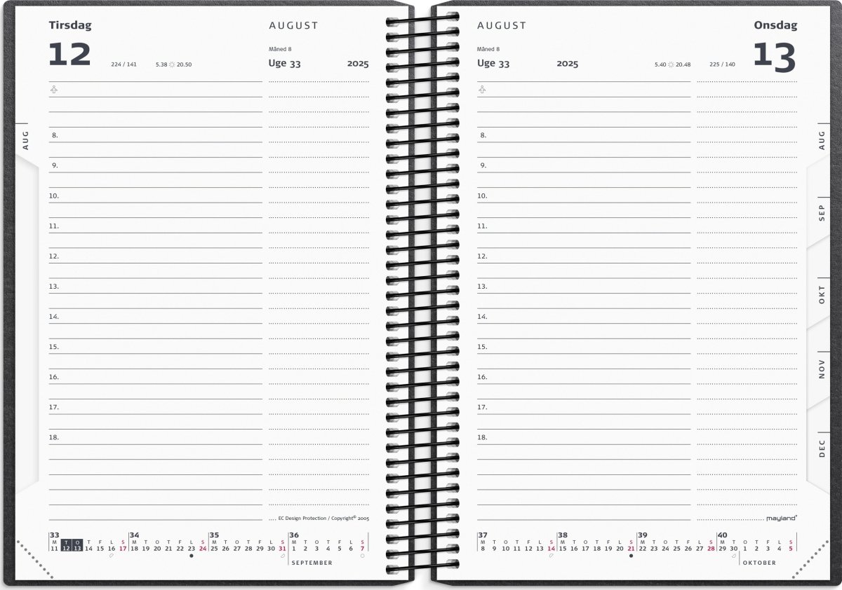 Mayland 25/26 Dagkalender, Stor