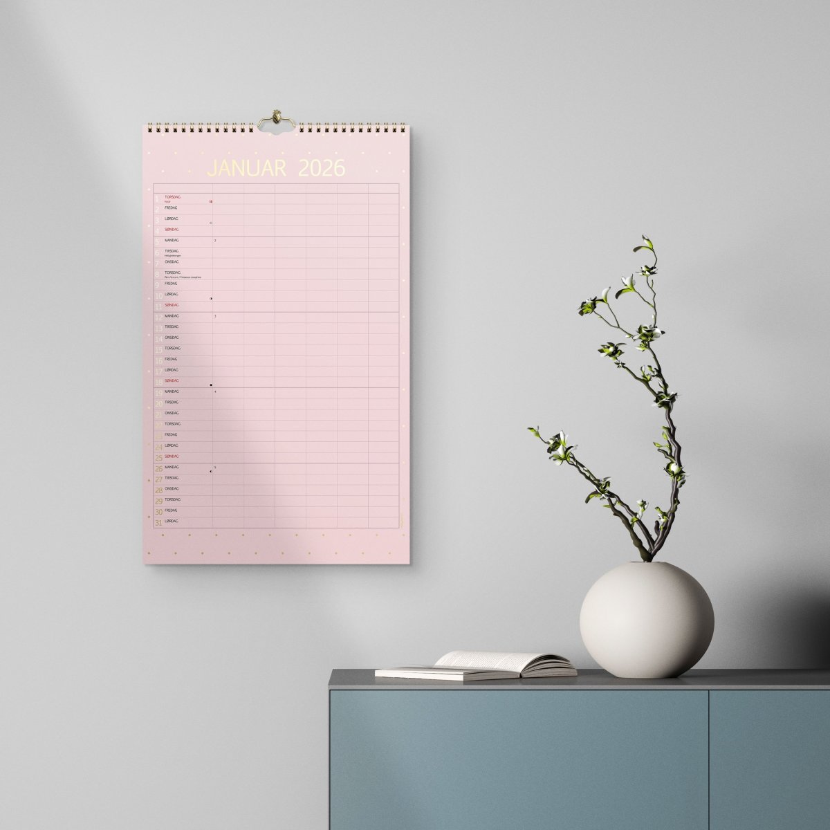 Mayland 25/26 Familiekalender, Color