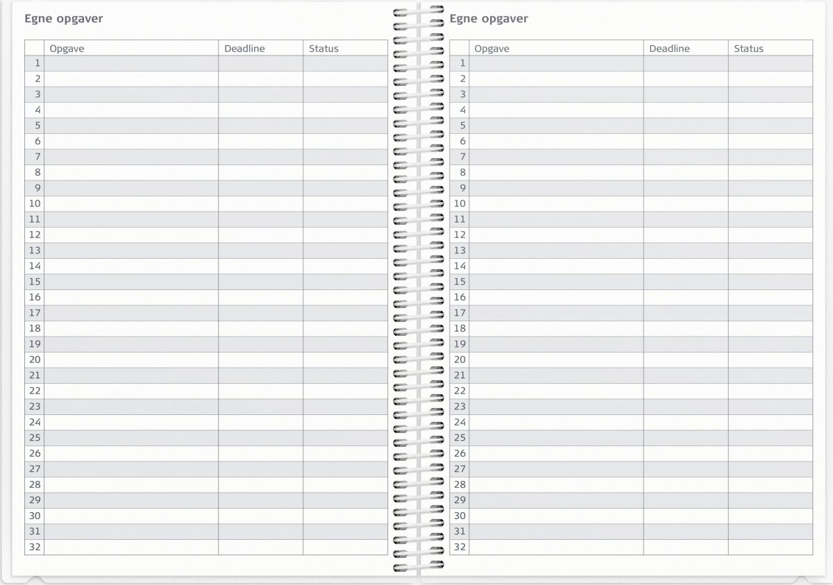Mayland 25/26 Lærerkalender, 2i1, A5