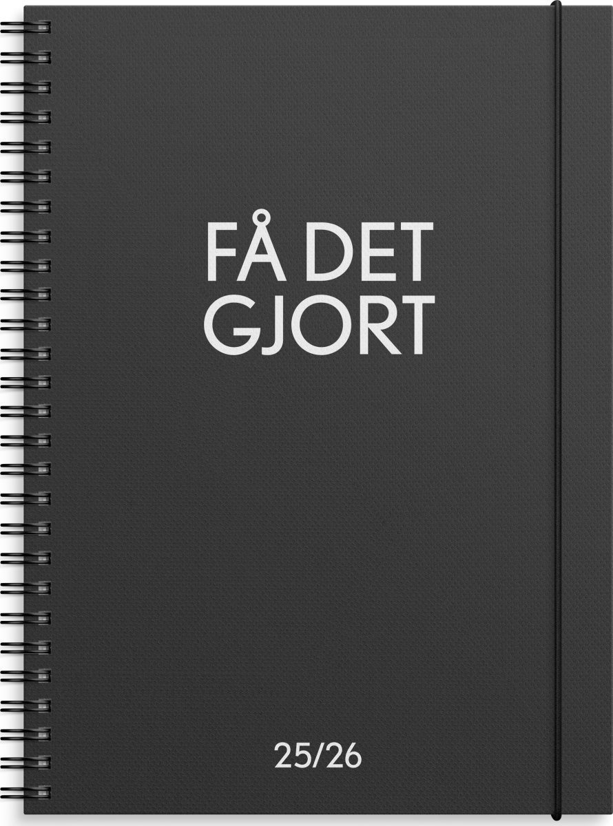 Mayland 25/26 Ugekalender, Få det gjort
