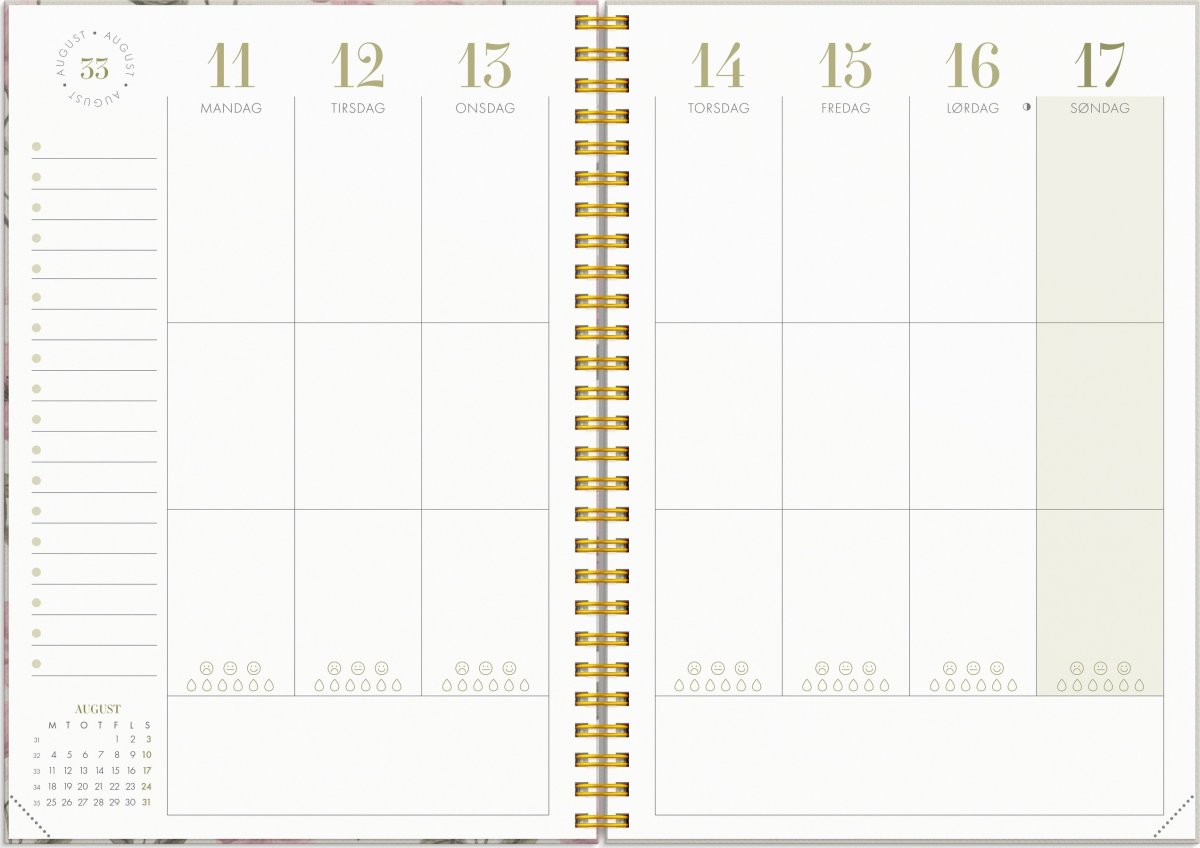 Mayland 25/26 Ugekalender, Life Planner Essentials