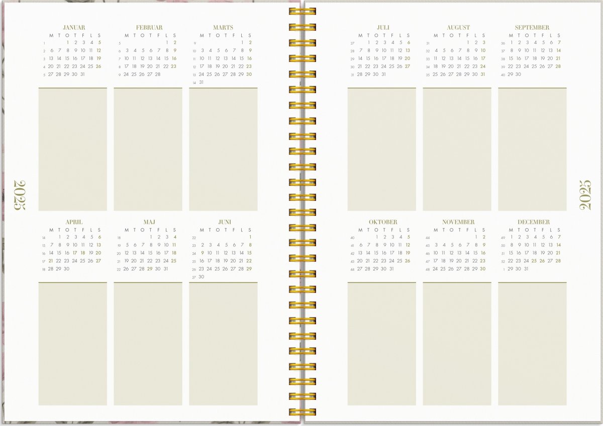 Mayland 25/26 Ugekalender, Life Planner Essentials