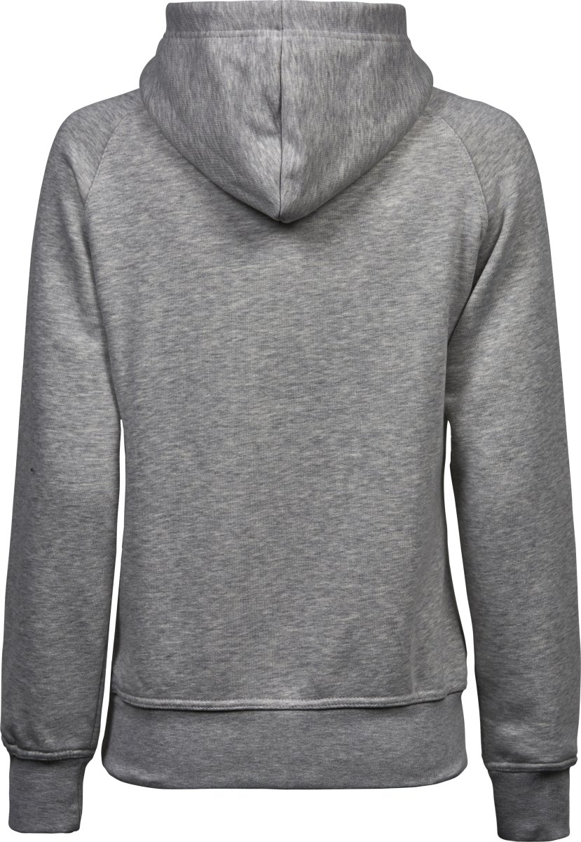 Tee Jays Hooded Dame Sweatshirt, Lysegrå, Str. XL