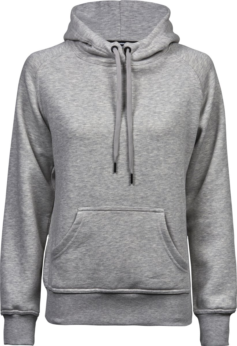 Tee Jays Hooded Dame Sweatshirt, Lysegrå, Str. XL