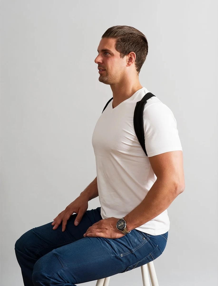Swedish Posture Skulderstøtte Classic Sort L-XL