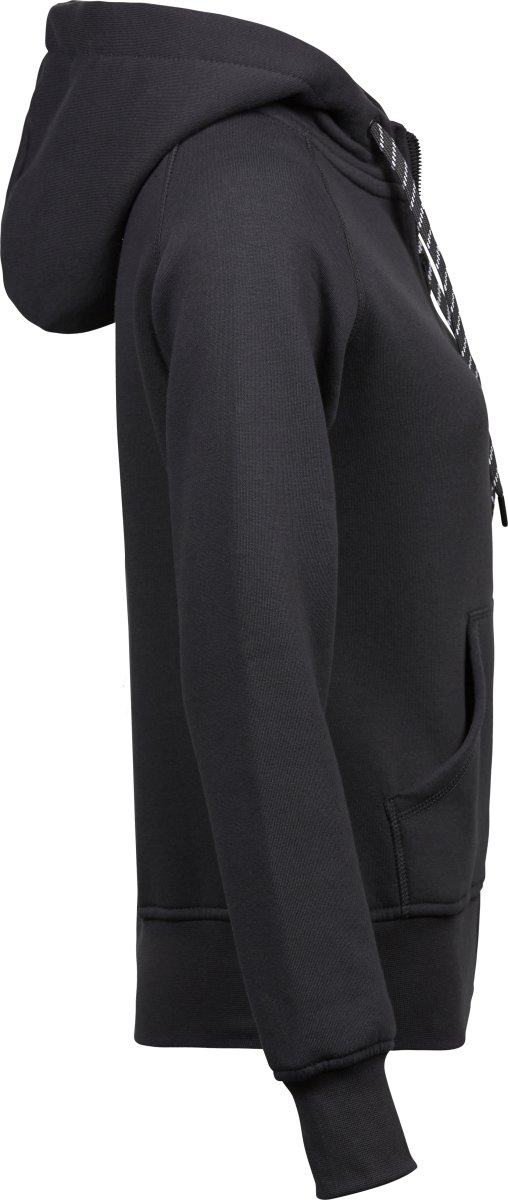 Tee Jays Fashion dame hood, Mørkegrå, Str. 2XL