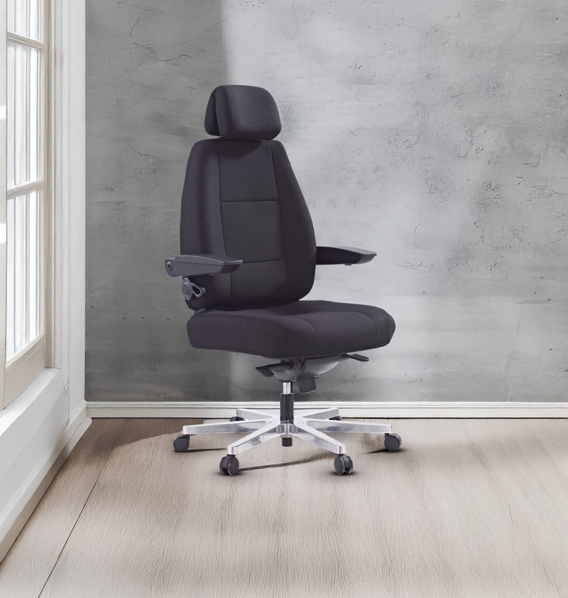 24/7 kontorstol i camira flax stof