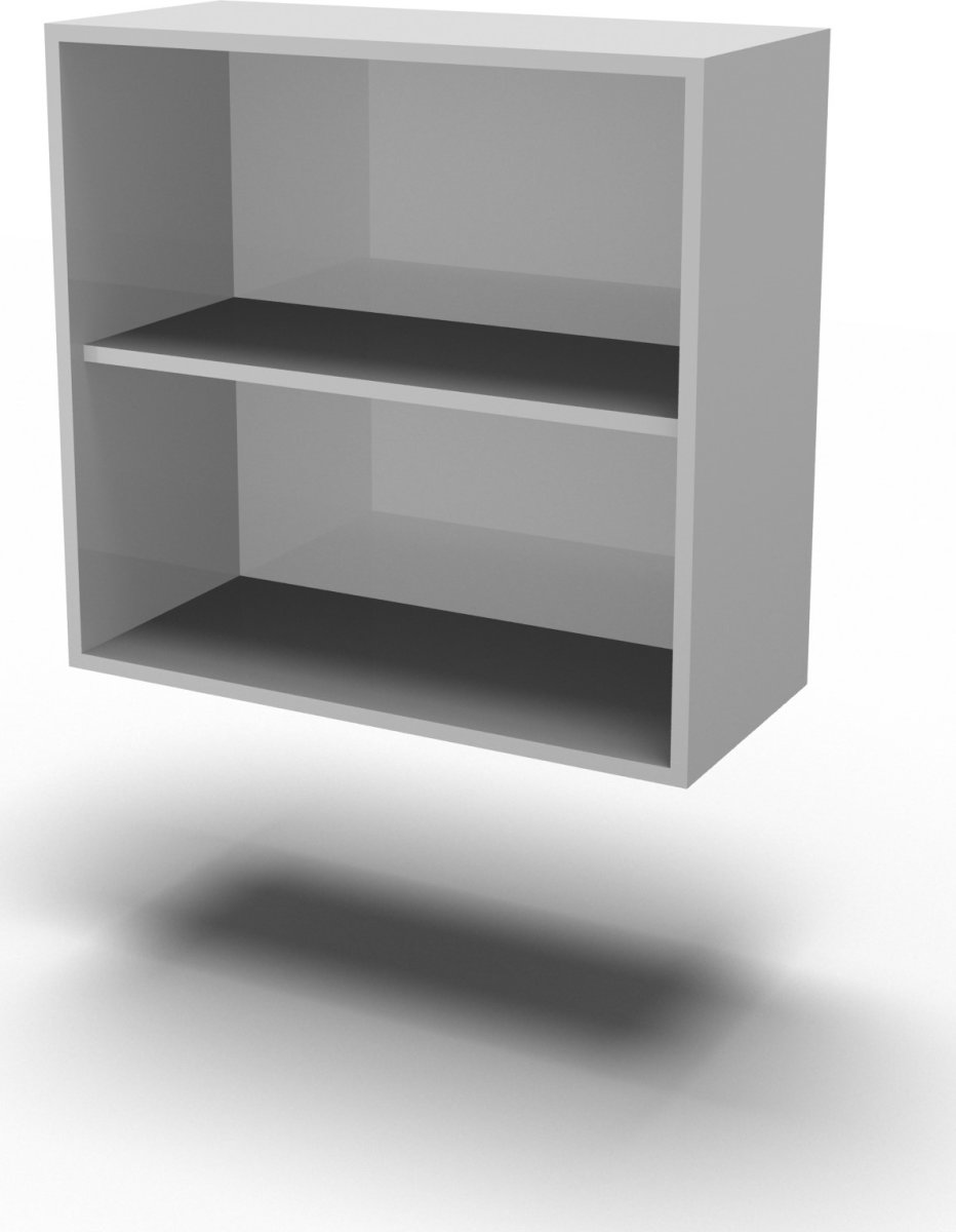 Jive topreol m/2 rum hvid Decor laminat Dybde 35cm
