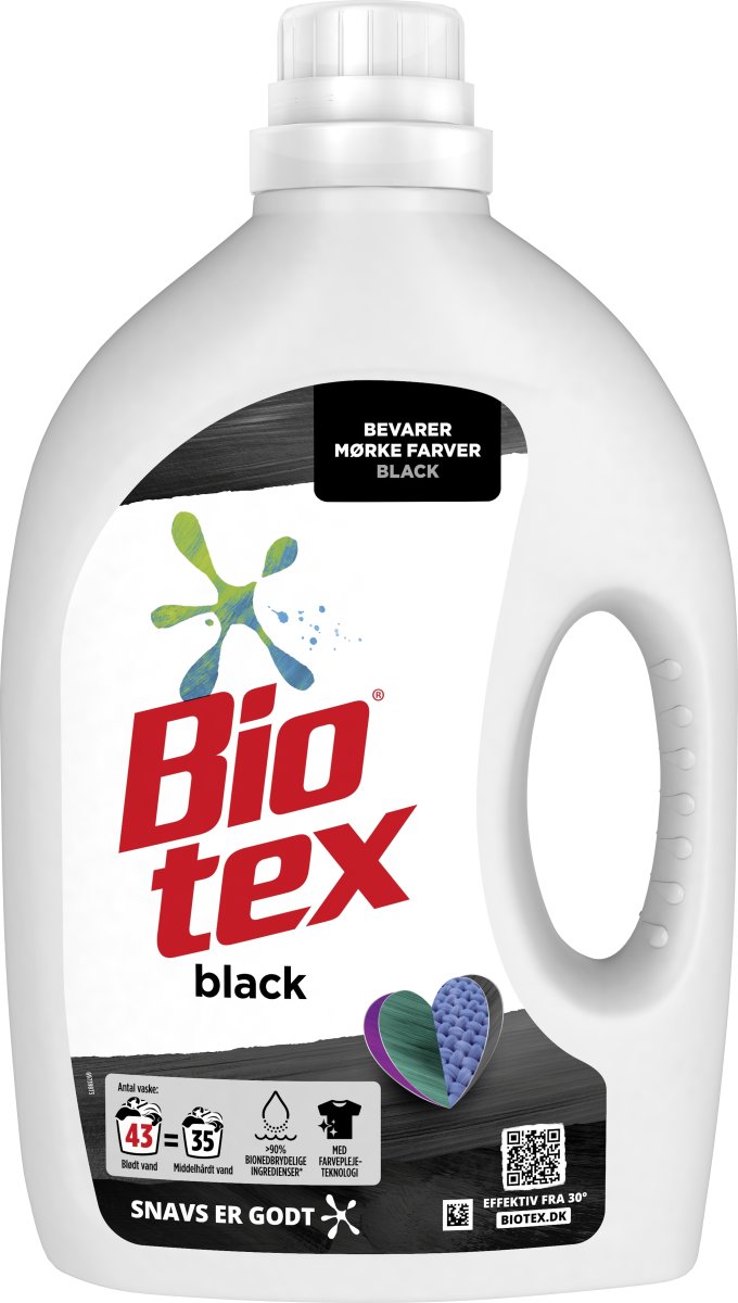 Biotex Flydende Vaskemiddel Black, 1,75 L