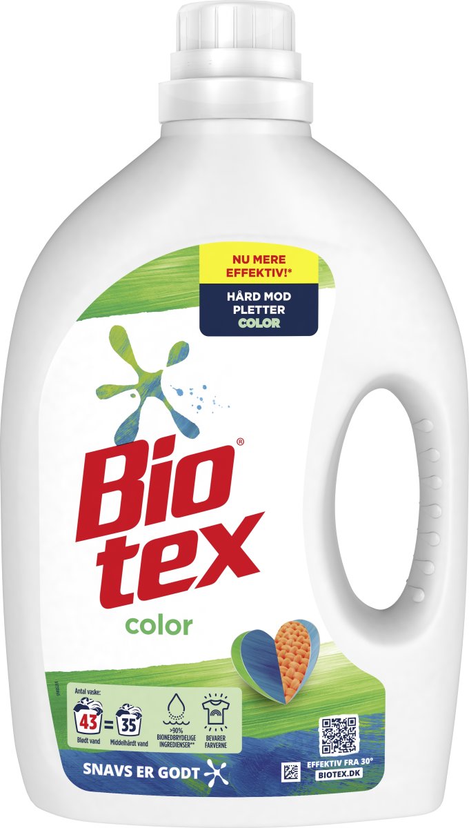 Biotex Flydende Vaskemiddel Colour, 1,75 L