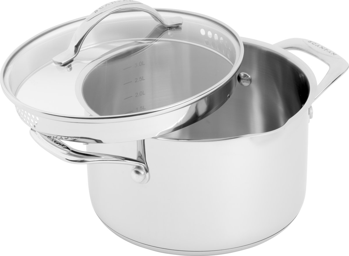 Scanpan STS Gryde med glaslåg, 3,4L.