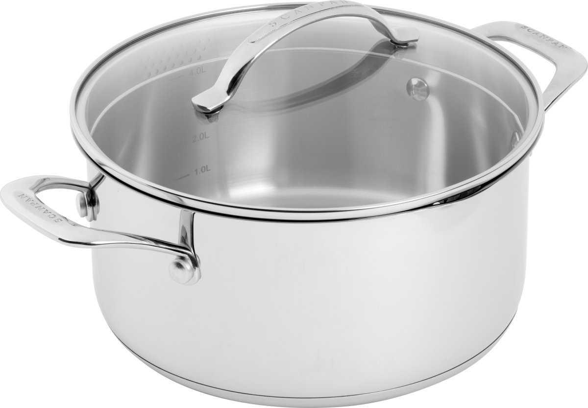 Scanpan STS Gryde med glaslåg, 4,8L.