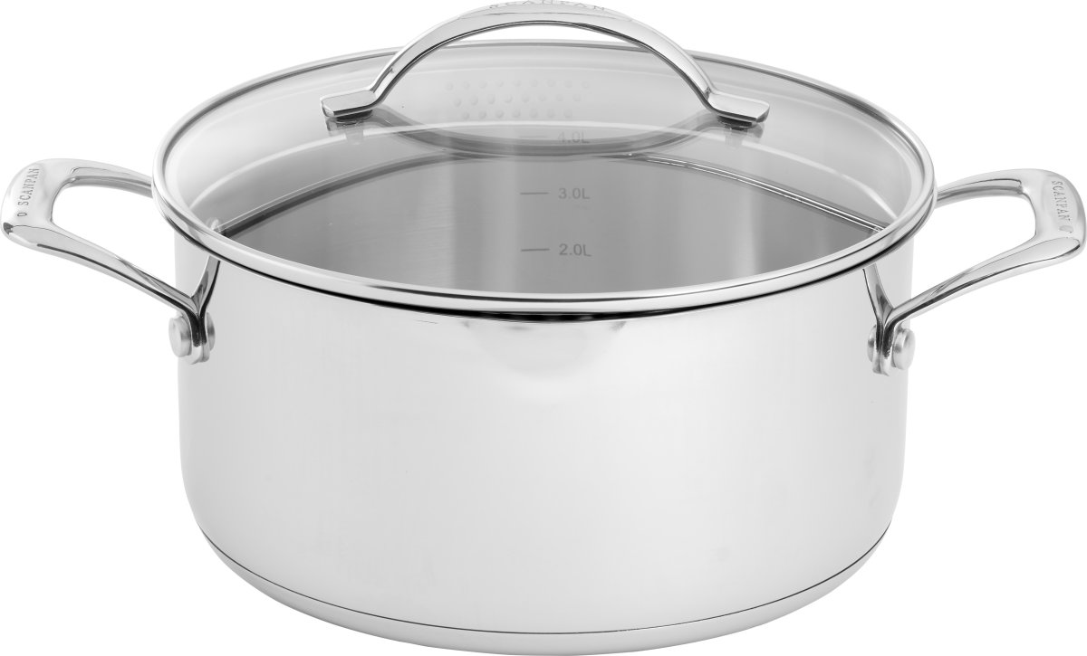Scanpan STS Gryde med glaslåg, 4,8L.
