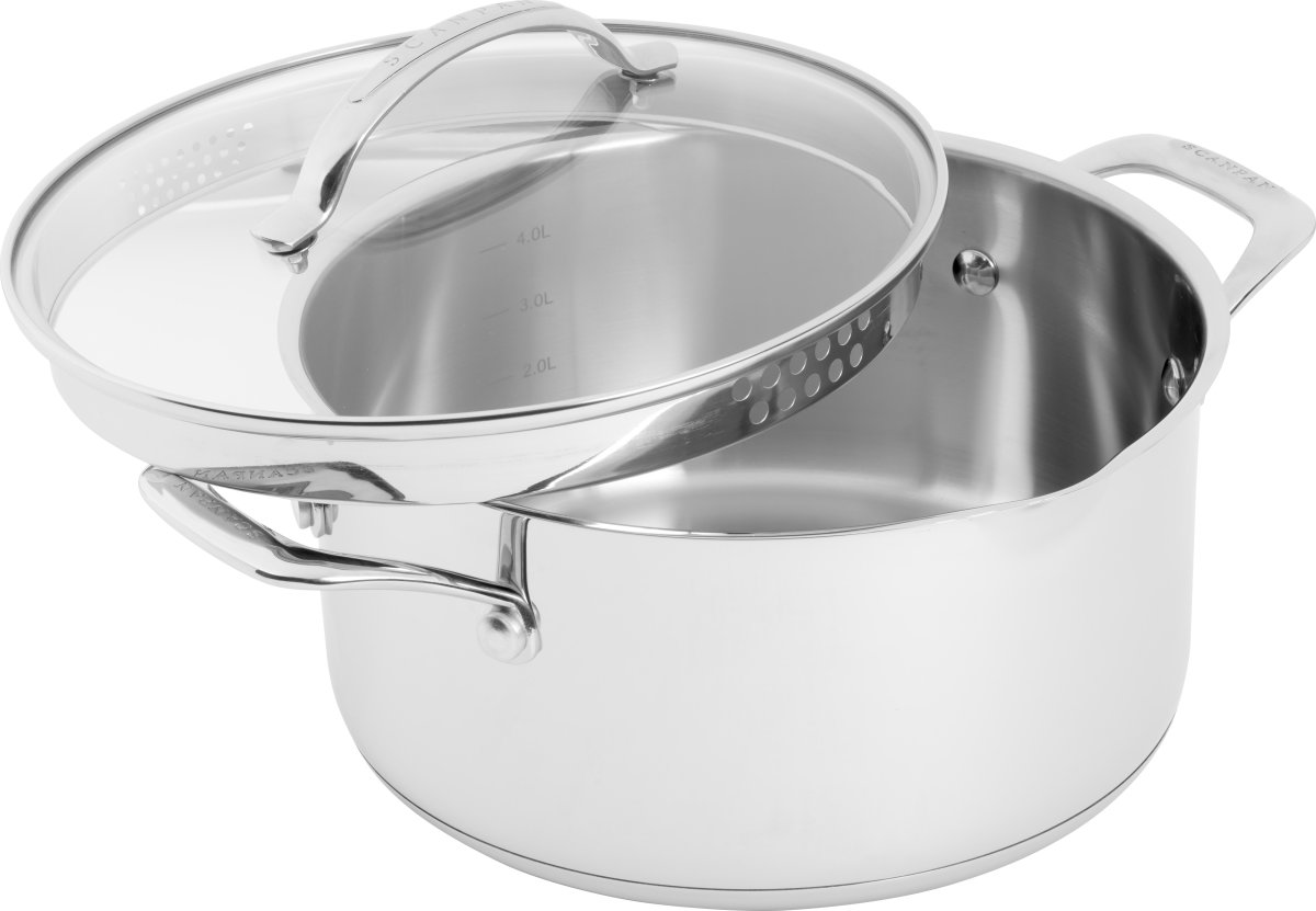 Scanpan STS Gryde med glaslåg, 4,8L.