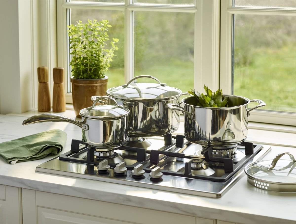 Scanpan STS Gryde med glaslåg, 4,8L.