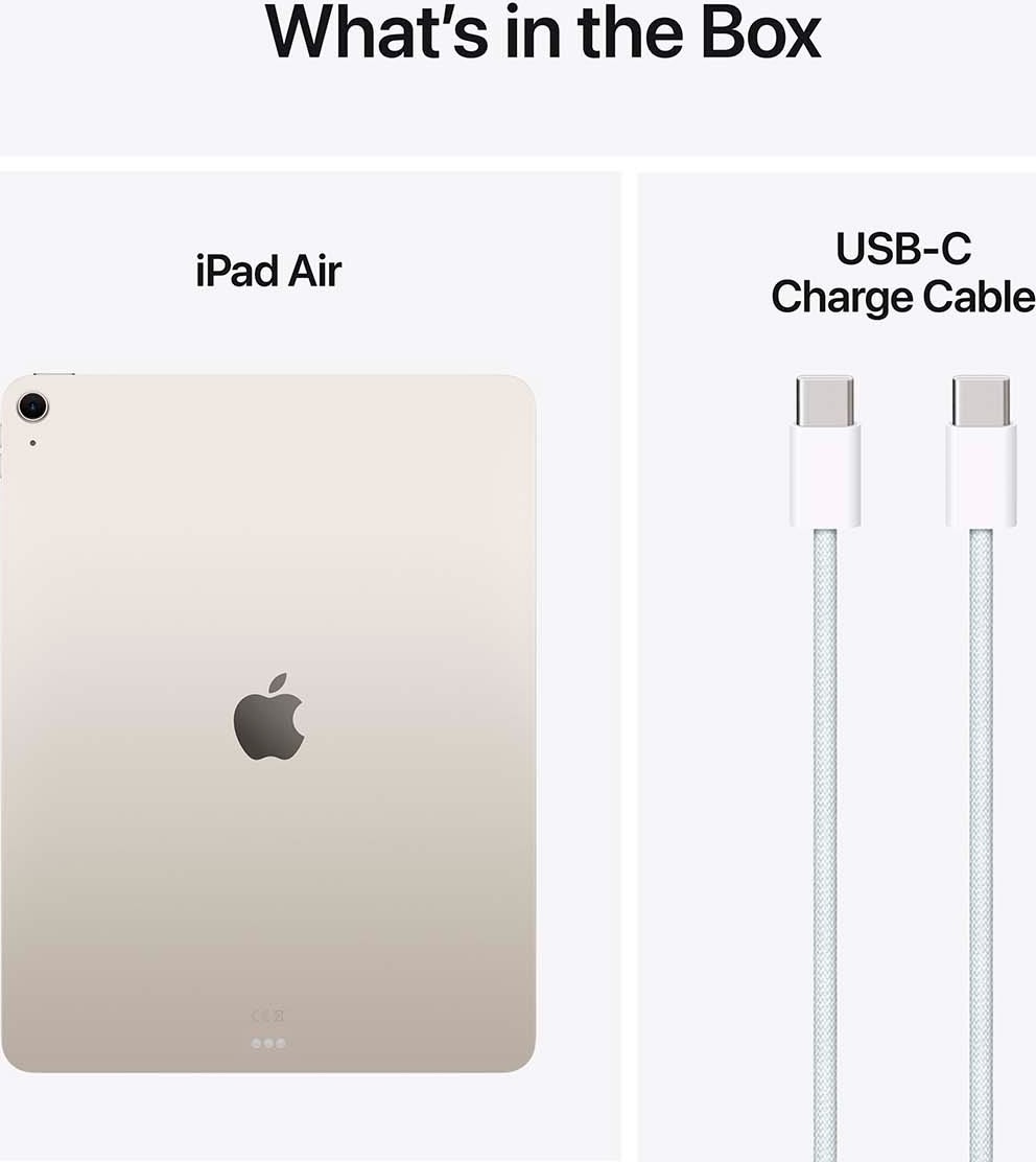 Apple iPad Air 7, 13" Wi-Fi 256GB, stjerneskær
