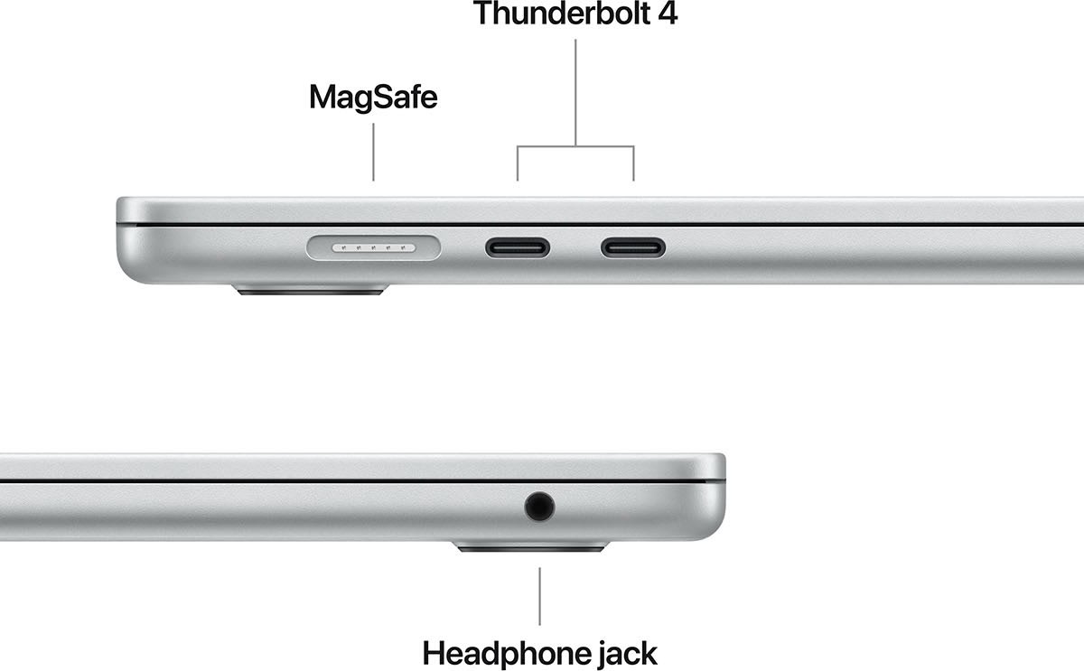 Apple MacBook Air M4 15", 24GB, 512GB, sølv