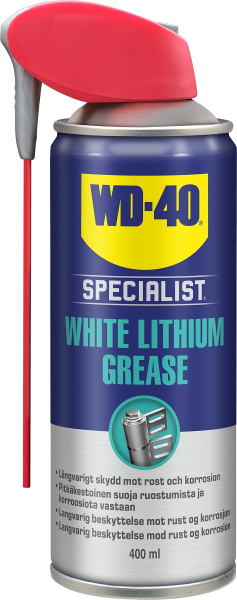 WD-40 Specialist white lithium grease spray, 400ml