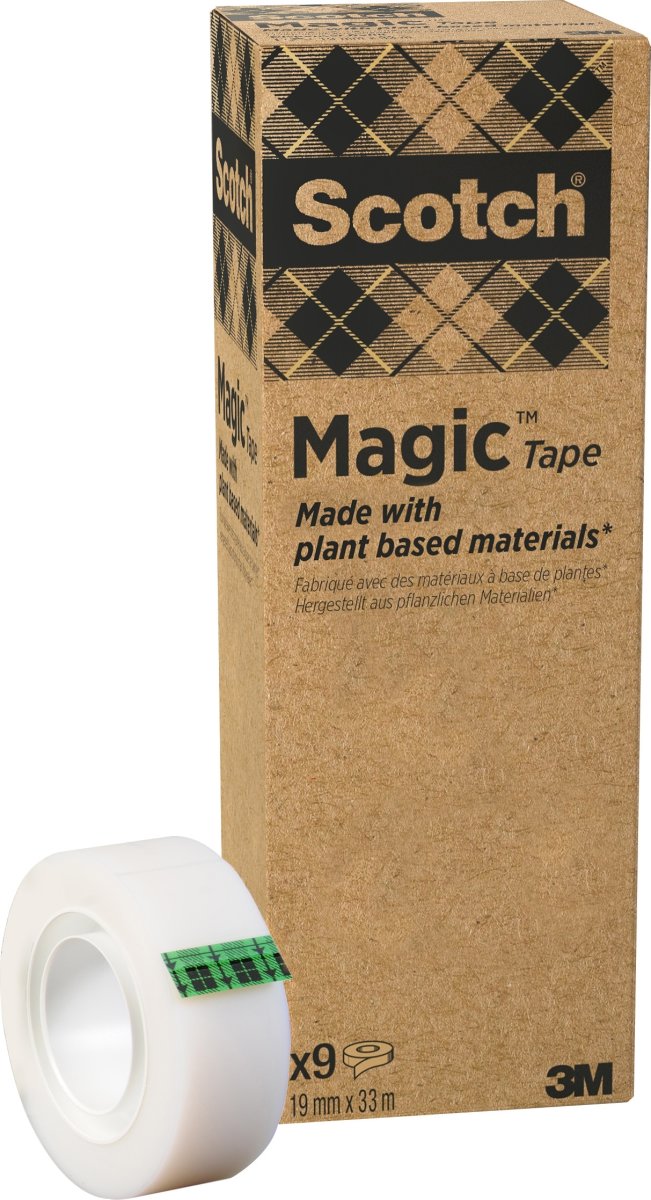 Scotch Magic Tape | Plantebas. | 19mm x 30m | 9 rl