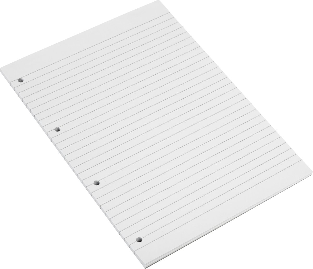 Bantex Blok | A4 | Toplimet | Hullet | Linjeret