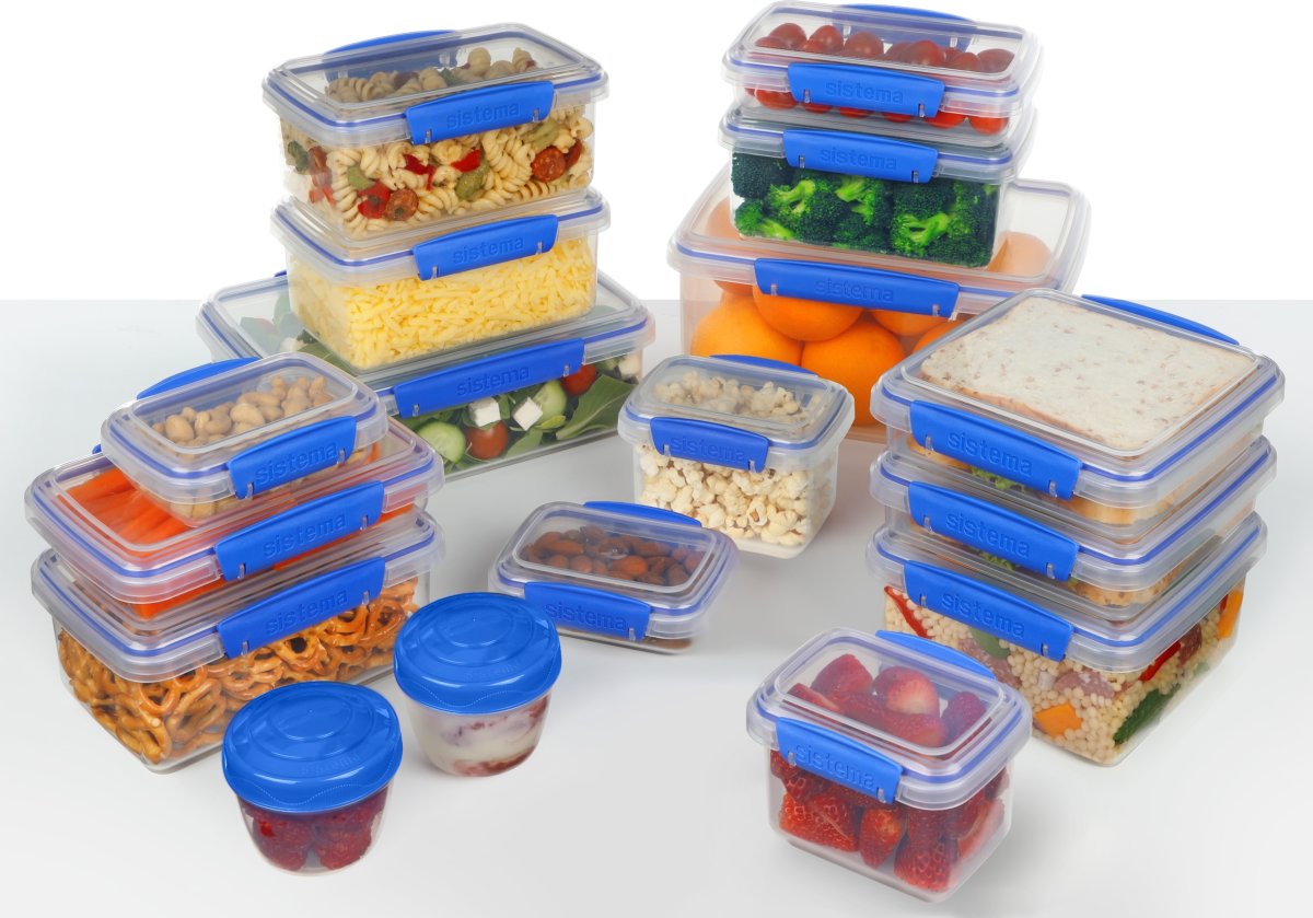Sistema Klip It+ Multipack opbevaringsbokse 34 stk