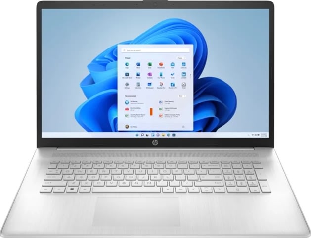 DEMO HP 17,3” bærbar notebook, sølv
