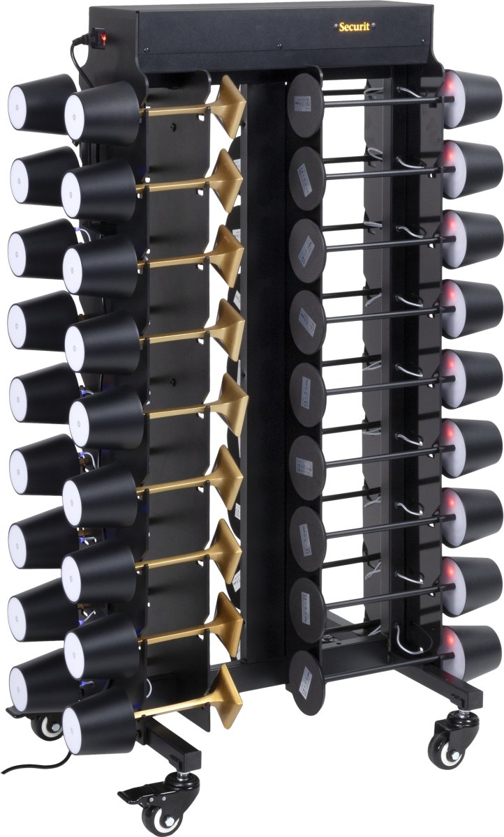 Securit® Lade-trolley, til 36 lamper samtidig