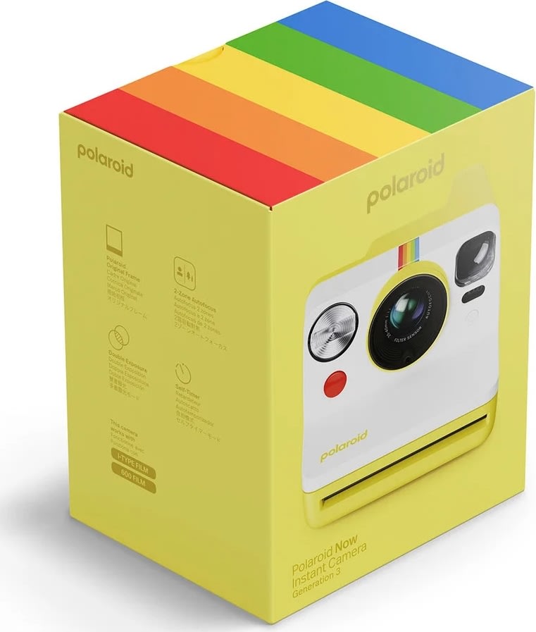Polaroid Kamera Now Gen 3, Gul