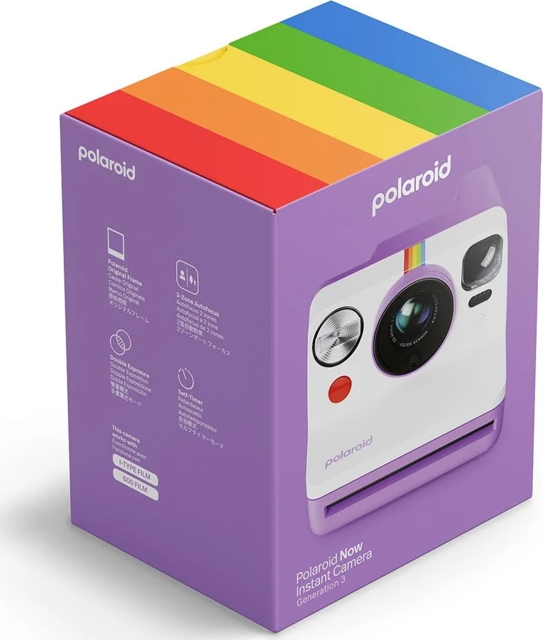 Polaroid Kamera Now Gen 3, Lilla