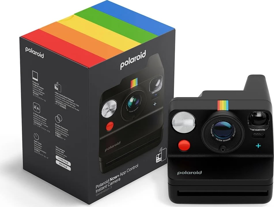 Polaroid Kamera Now+ Gen. 3, Sort