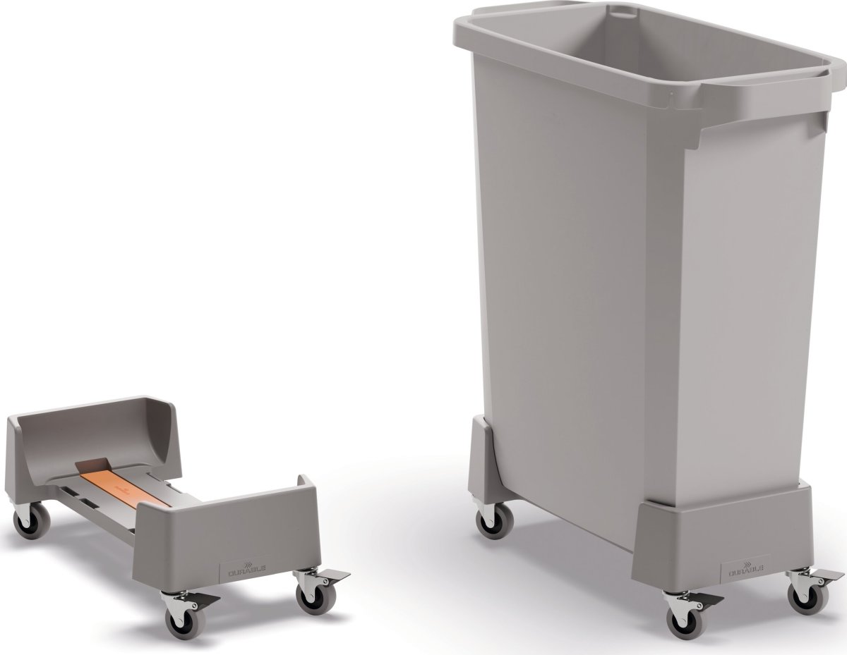 Durabin Affaldsvogn 60 L, Grå