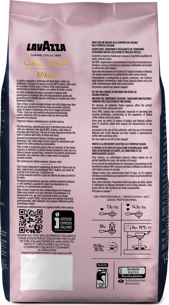 Lavazza Galleria Espressobønner, 1 kg