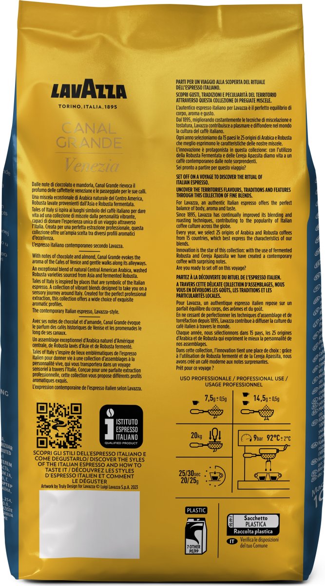 Lavazza Canal Grande Espressobønner, 1 kg