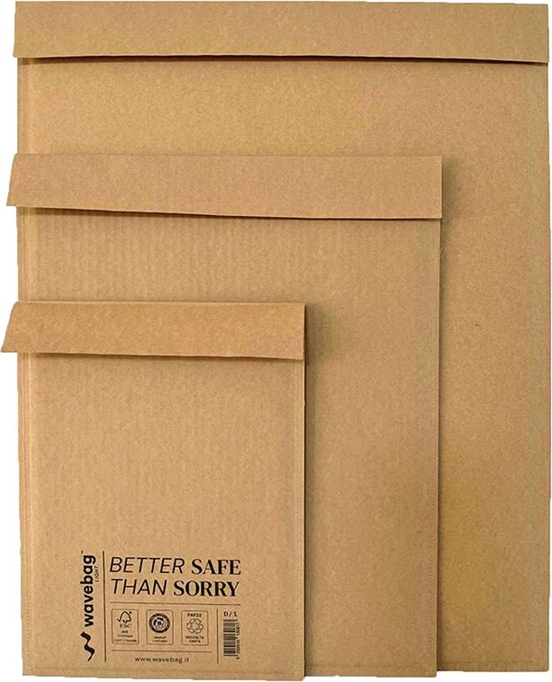 Wavebag Polstret kuvert | Papir | 350x470 mm