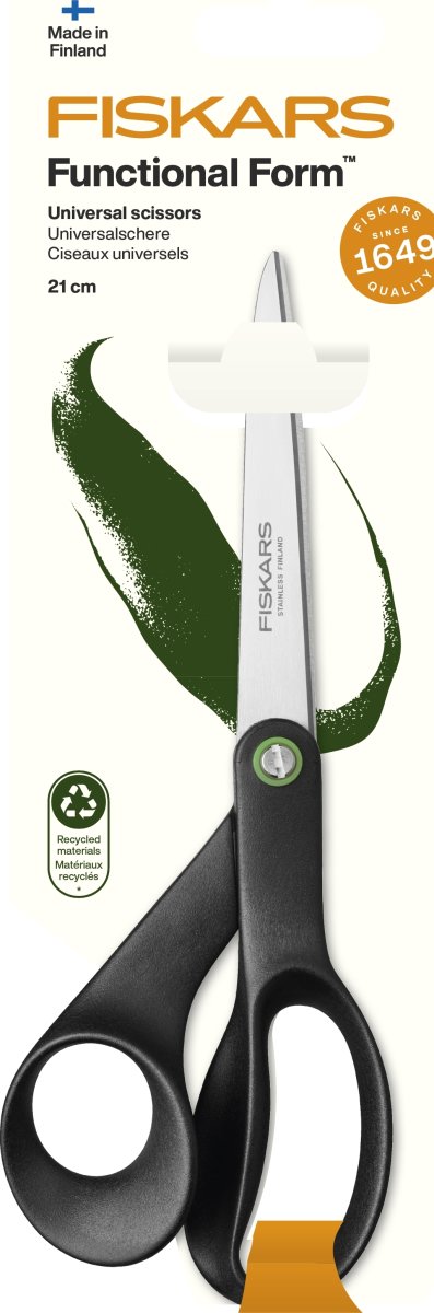 Fiskars Functional Form ReNew Universalsaks, 21 cm
