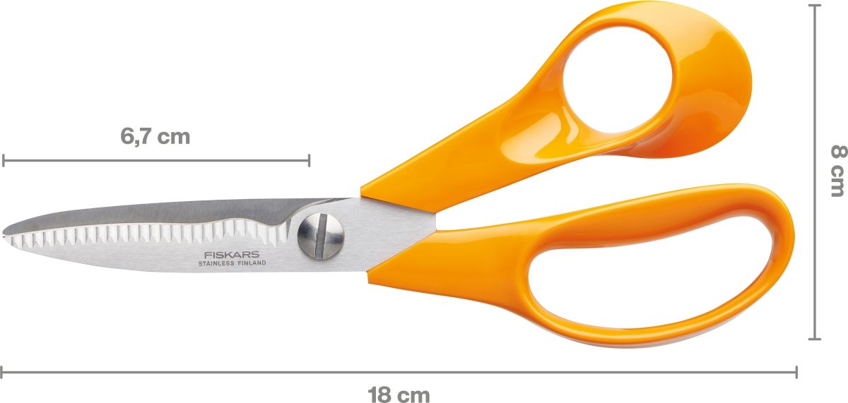 Fiskars Classic Køkkensaks, 18 cm