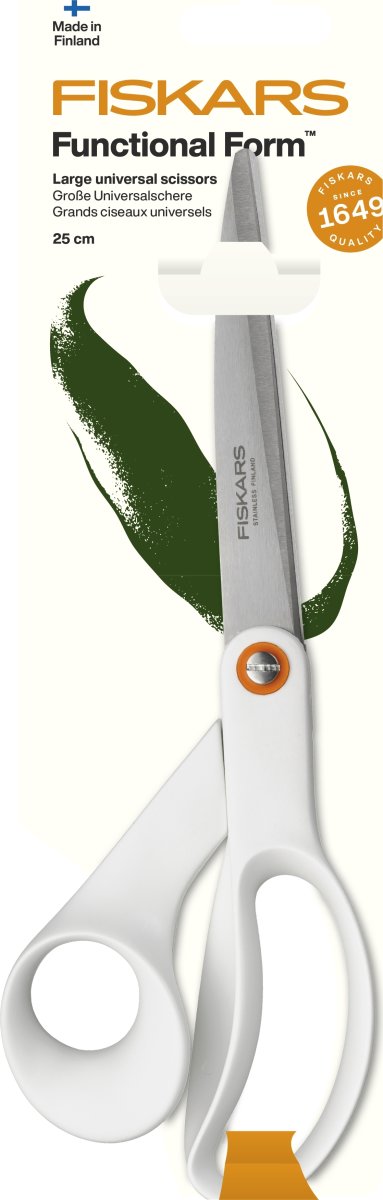Fiskars Functional Form Universalsaks, 24 cm, hvid