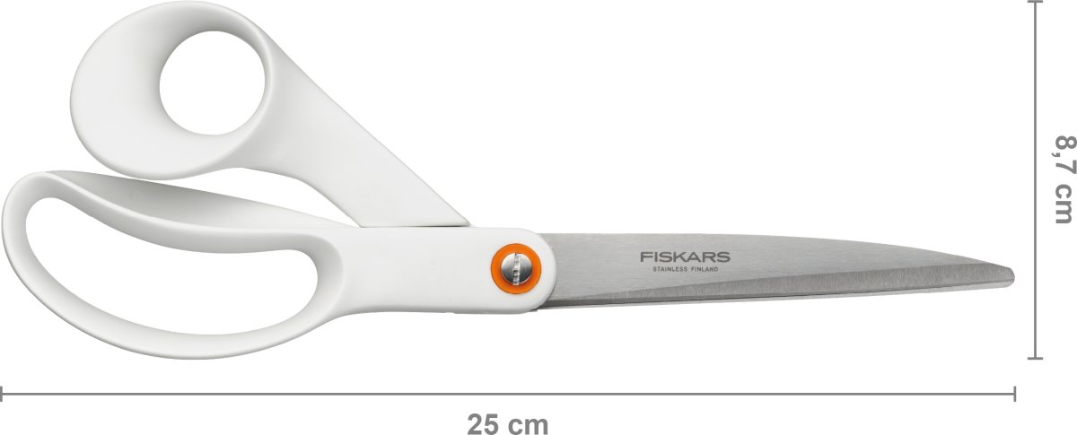 Fiskars Functional Form Universalsaks, 24 cm, hvid